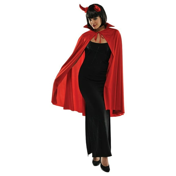 AMSCAN Red Cape Deluxe Halloween Costume Accessories for Adults, One Size