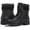 ALL BLACK, variant on Womens Combat Boots Lace-up Ankle Boots Warm Booties All Black US 8