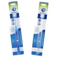 thumbnail image 1 of Brilliant Soft Toothbrush for Adults - with Over 14,000 360 Degree Micro-Fine, Rounded-Tip Bristles for Easy & Effective Cleaning, Blue-Clear, 2 Count, 1 of 10