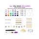 thumbnail image 2 of 1Box/6000 Pcs Clay Beads for Bracelet Making, 24 Colors Flat Round Polymer Clay Beads 6mm Spacer Heishi Beads with Pendant Charms Kit and Elastic Strings for Jewelry Making Kit Bracelets Necklace For, 2 of 5