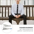 thumbnail image 3 of USHOBE 2Pcs Men's Fashion Tie Clips Copper Clothes Protection Compact Style for Business, 3 of 4
