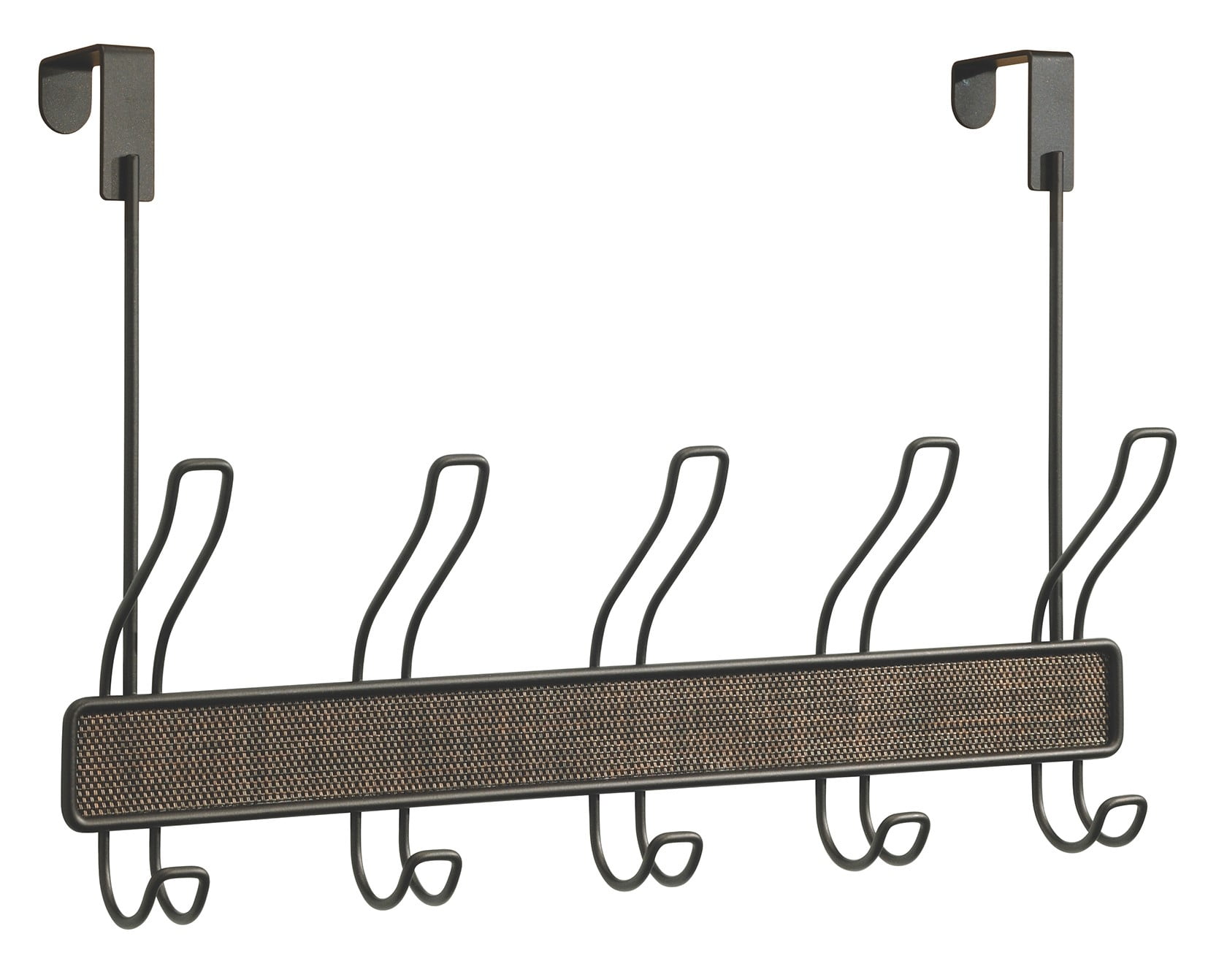 interdesign 95670 18.1 inch x 4.3 x 11.4 bronze twillo over the door 5