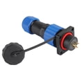 thumbnail image 2 of Enchufe impermeable IP68, conector de alimentación de aviación cuadrado, adaptador de terminal industrial SP163 (380 V, 10 A), 2 of 14