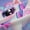 Lightpink, variant on Homewish Kawaii Unicorn Black Out Curtains,Fairy Tale Theme Curtains Pack of 2 (42x63 Each),Cute Cartoon Rainbow Bedroom Curtains For Kids,Ultra Soft Home Decor