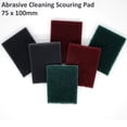 thumbnail image 2 of BE-TOOL Scouring Pad Scour Pads Cleaning and Finishing for for Kitchen Sink Dish Remove Grime Dirt Green/Red/Black, 2 of 5