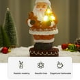 thumbnail image 2 of Cateissary Estatua en miniatura de Papá Noel, manualidades Retro, juguete para el hogar de Papá Noel, figuritas ligeras resistentes al desgaste, Tipo 2, 2 of 6