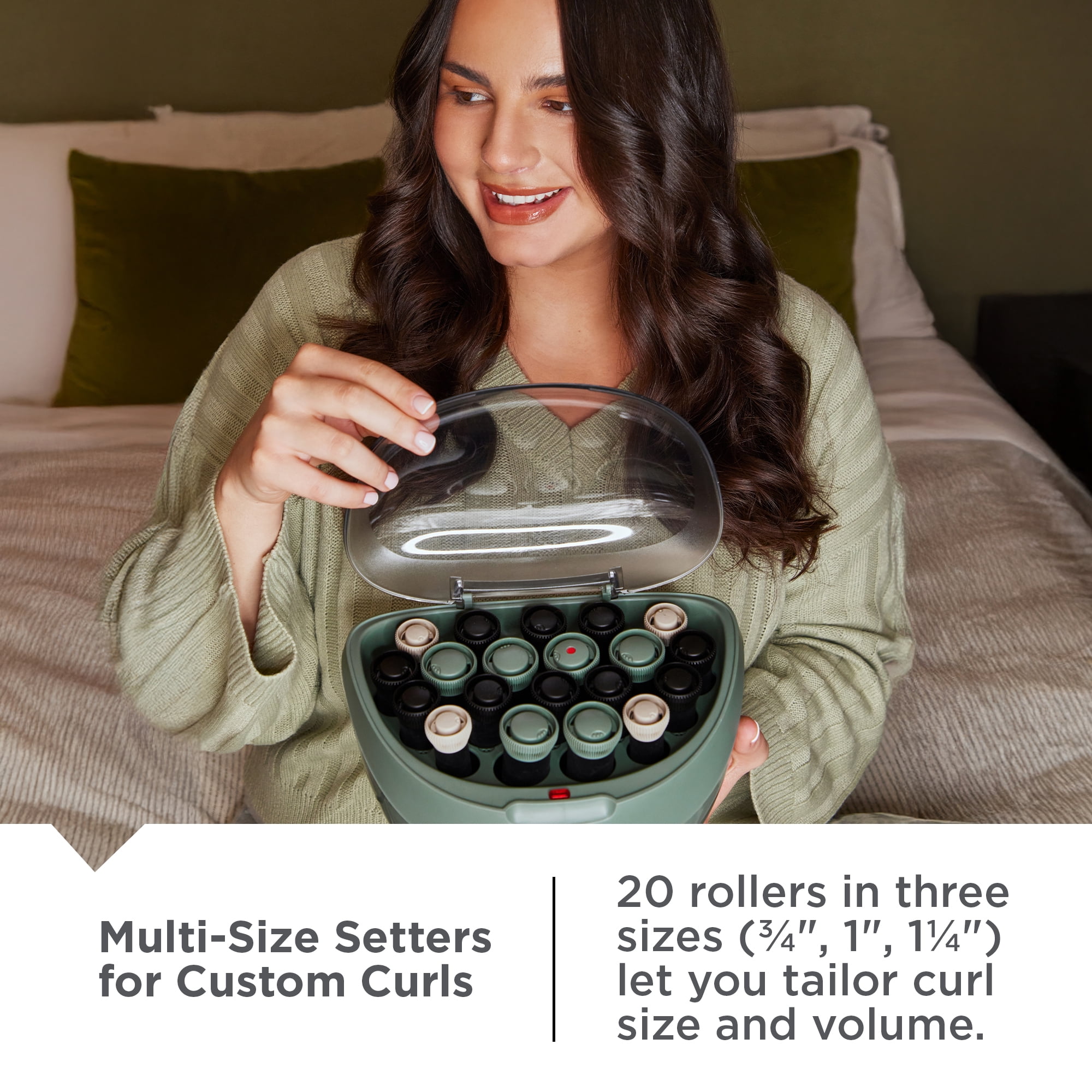 Remington Botanicals Hair Setter with Ceramic Rollers and Ionic Conditioning, 20-Piece Set