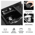 thumbnail image 2 of Artist Hand Shampoo Station with Bowl and Drawer, All in One Hair Salon Sink Backwash with USB, Hair Dryer Holes and P Trap, 2 of 9