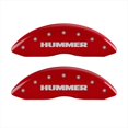 thumbnail image 1 of MGP Caliper Covers 52002SHUMRD Housses d'Étrier Hummer Rouge - Gravé avant & Arrière & 44; Ensemble de 4, 1 of 1