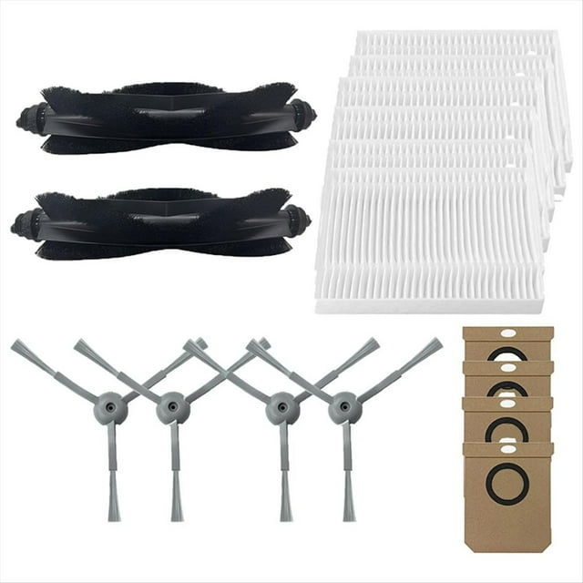 Kit de Accesorios de 16 Uds para Clean L50 /L50 /L60 /L60 Robot Aspirador Híbrido Cleane Cepillo Lateral Principal Filtros Bolsa de Polvo