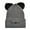 Grey, variant on JIKNTTR New Winter Hats Cute Cat Ear Hat With Embroidered Knit Beanie Hat Warm Knit Crochet Ski Cap