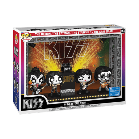 Funko Pop! Moment Deluxe: Kiss’ Alive II Tour in 1978...