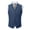 Blue, variant on WIZUTIZ Men's Dress Vest Solid Color Lapel Single Breasted Multi-Pocket Sleeveless Breathable Lightweight Summer Casual Comfortable Button Front Vest