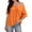 A-Orange967, variant on Bibifish Womens T-Shirts Off Shoulder Short Sleeve Loose Fit Tees Casual Summer Vacation Beach Weekend Street Style Everyday Tops