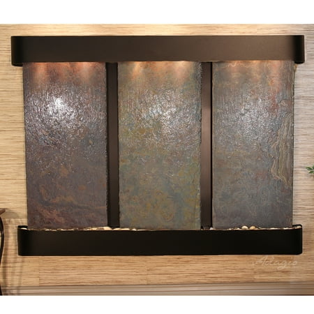 Deep Creek Falls Fountain - Blackened Copper - Rounded Edges - Choose Options