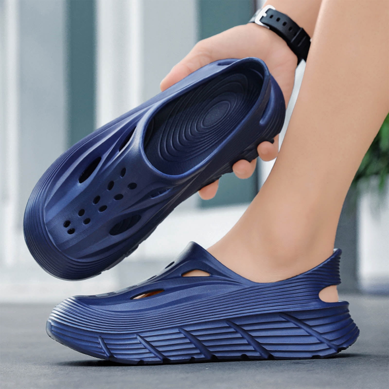 Claquettes Homme Femme Antidérapantes - Sandales Confortables Piscine Plage Et Maison, Imprimées Ultra Confort