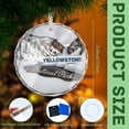 thumbnail image 3 of Yellowstone National Park Wyoming United States USA US Travel Souvenir Keepsake Memory Gift Ornament Christmas Gift Crystal Glass Xmas Ornaments Holiday Decor, 1 pc, 3 of 3