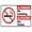 Warning Sign 1, variant on Danger PELIGRO - No Smoking Safety Sign - 8"x12" Aluminum Danger Tin Road Sign, Workplace Flammable Zone Marker