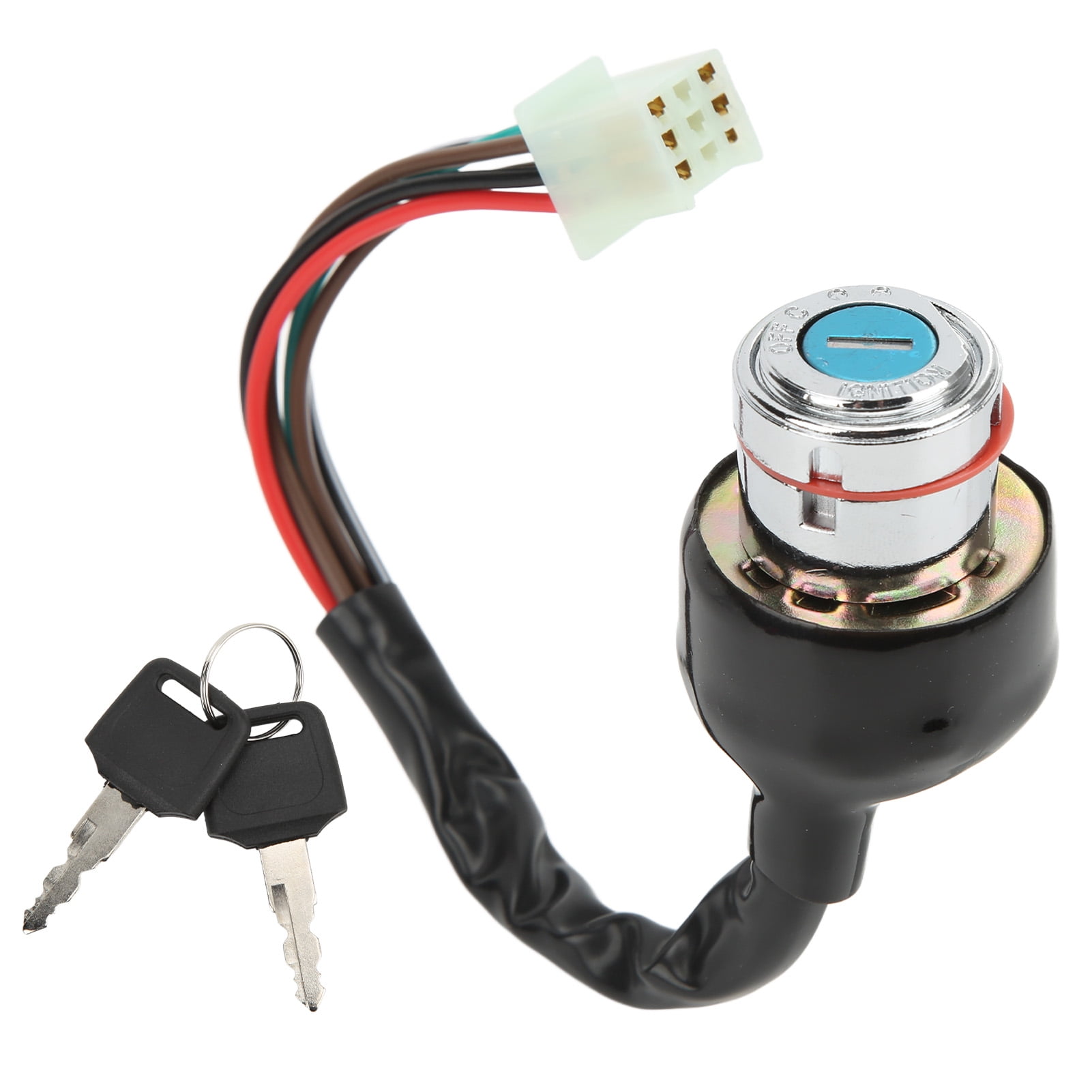 Interrupteur D'allumage 3 Vitesses - 9 Trous 6 Fils - Compatible Quad, Dirt Bike, Go-Kart (Redcat, Kazuma, Taotao...) - 4