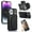 Black, variant on Feishell Premium Leather Case For iPhone 12 Pro/12 with Credit Card Holder,Back Magnetic Closure,360 Finger Ring Stand Kickstand,RFID Blocking Shockproof Wallet Cover iPhone 12/12 Pro,Black