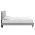 thumbnail image 5 of Modway Phillipa Performance Velvet King Platform Bed in Light Gray, 5 of 9