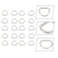 thumbnail image 2 of Miangastore Button Embellishment DIY Mini Buttons Silver 100Pcs 0.24X0.16in, 2 of 8