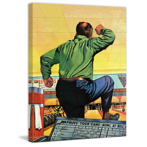 Marmont Hill Bowling a Split by Stan Ekman Painting Print on Canvas