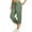 Army Green, variant on BLVB Women's Cargo Capris Hiking Pants Lightweight Quick Dry Outdoor Athletic Travel Cropped Pants Casual Loose Comfy with Pockets