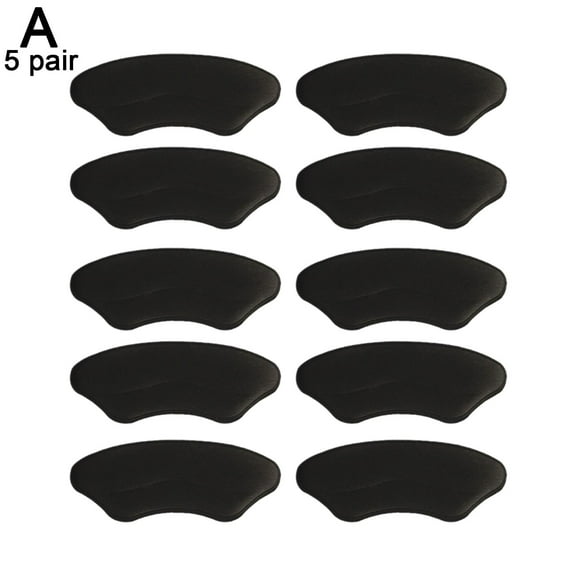 Xiao Hua 5 pairs of heel pads, cushioning, loose shoe foot pads, black