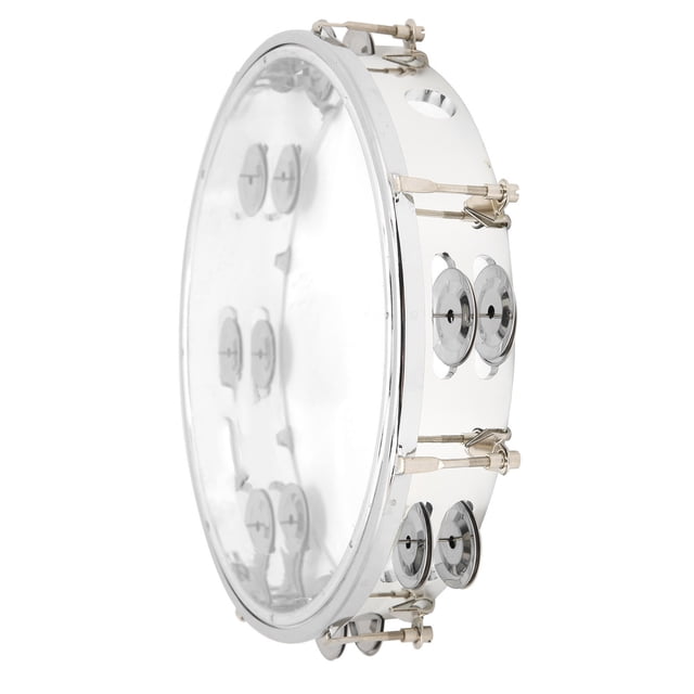 Pandereta de doble hilera pandereta MBAT pandereta de doble percusión ajustable pandereta de alta capacidad Bling Bling