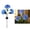 Blue, variant on Solar Hydrangea Pathway Lights Outdoor – Waterproof Garden Decor with Warm Glow, Auto Dusk to Dawn LED Landscape Lighting for Patio Yard Flower Bed, Easy Install Stake Light