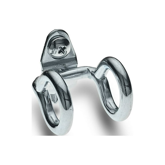 Triton Products 1-7/8 inch Double Ring Tool Holder Steel Pegboard Hook, 10pk