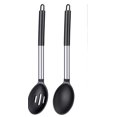 thumbnail image 1 of Pack Of 2 Large Silicone Cooking Spoon,non Stick Solid Basting Spoon,heat-resistant Kitchen Utensils For Mixing,serving,draining, 1 of 5