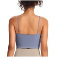 thumbnail image 3 of ZZwxWA Womens Adjustable Camisole Sleeveless Square Neck Spaghetti Strap Tank Tops Basic Shirt with Pad Summer Workout Camis, 3 of 4