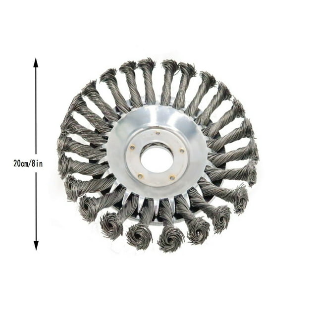 6/8 Inch Corded Weed T Rimmer Blade U Nbreakable for Pavement Surface, Grass T Rimmer, Grass T Rimmer