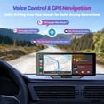 thumbnail image 4 of BDQ Portable 10.26" Wireless CarPlay & Android Auto Touchscreen Car Display, 2.5D IPS Screen, Bluetooth, FM Transmitter, GPS, Siri Voice Control, 4 of 8