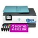 thumbnail image 1 of Impresora multifunción inalámbrica HP OfficeJet Pro 8028e, escáner, copiadora, fax, inyección de tinta, pantalla táctil de 2,7 pulgadas, 2 meses de Instant Ink, 20 ppm en negro, 10 ppm en color, para, 1 of 5