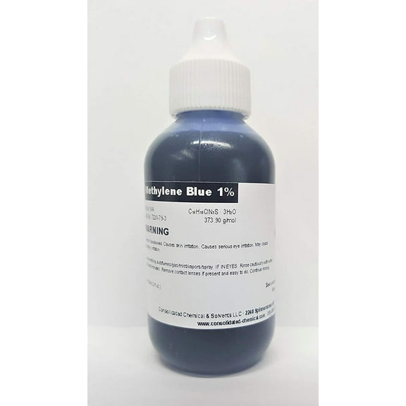 Methylene Blue 1% Aqueous Stain/dye Solution 60mL (2 fl oz)