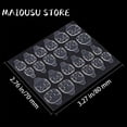 thumbnail image 2 of 50 Sheets/lot(1200 pcs) Jelly Gel Glue il Sticker Double Sided il Glue Stickers Adhesive Transparent Flexible Waterproof Breathable False il Tips Adhesive Tabs il Glue Manicure Tape, 2 of 5
