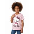thumbnail image 3 of Hello Kitty Animal Print Girls Short Sleeve Graphic T-Shirt, Sizes 4-16, 3 of 7