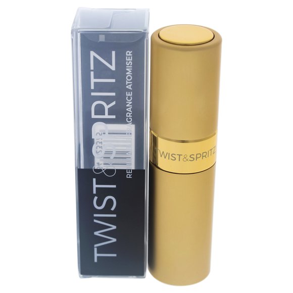 Twist and Spritz Atomiseur - Or par Twist and Spritz pour Femmes - Vaporisateur Rechargeable 8 ml (Vide)