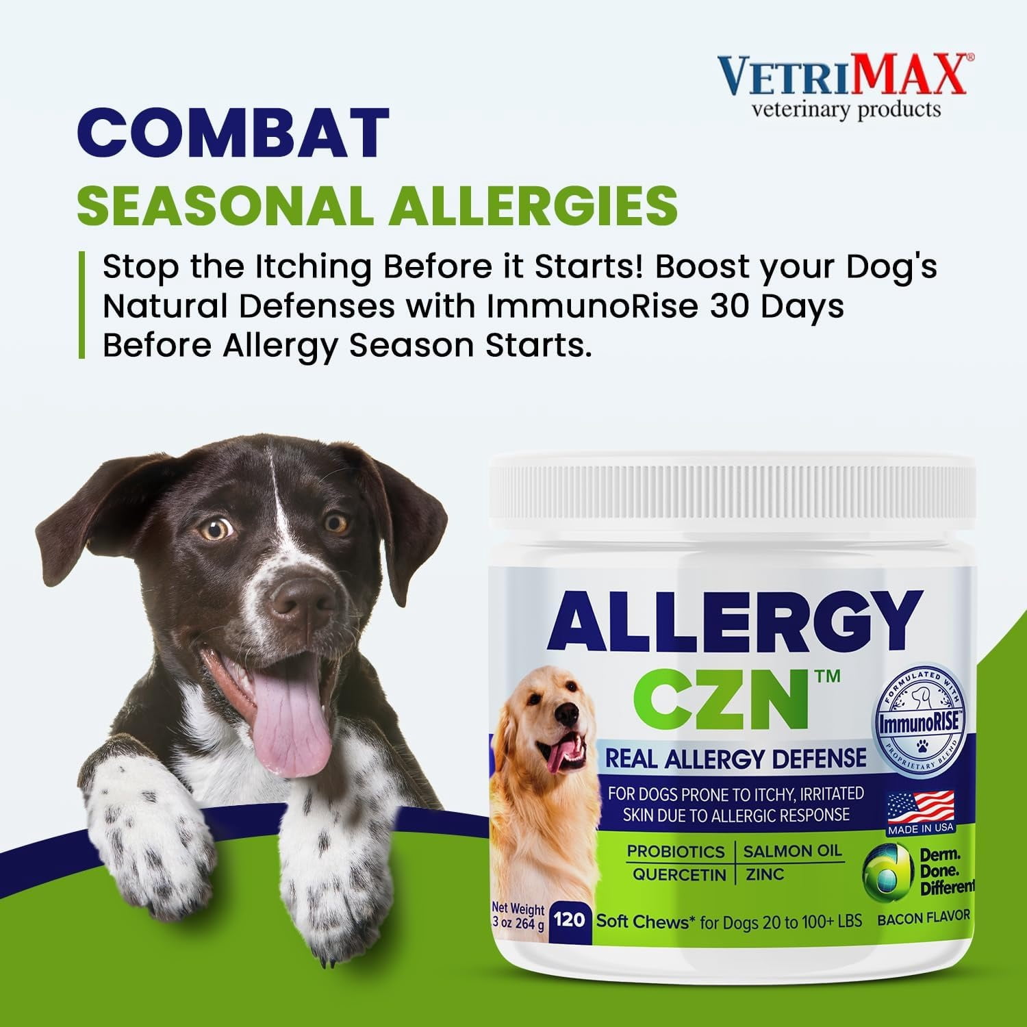 Allergy CZN™ Allergy Defense Soft Chews for Dogs 20 lbs and Up (120ct)