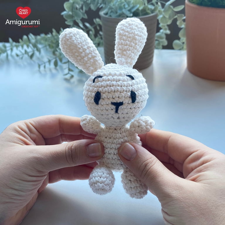 Red Heart Amigurumi Crochet Kit, Popcorn the Bunny - Walmart.com