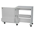 thumbnail image 3 of Arrow Cabinets Adjustable Judy Sewing and Craft Table with Storage, White, 3 of 8