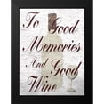thumbnail image 2 of Lewis, Sheldon 19x24 Black Modern Framed Museum Art Print Titled - To Good Memories, 2 of 5