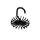 thumbnail image 1 of Corbata Portátil Para Armarios, Soporte De Gancho Giratorio, Cinturones, Bufandas, Colgador Para Hombres Y Mujeres, Organizador De Ropa Monstrate EL012059-00, 1 of 6