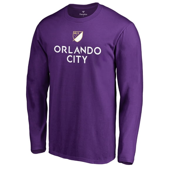 Men's Purple Orlando City SC Shielded Long Sleeve T-Shirt