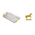 thumbnail image 1 of Plato De Postre, Bandeja De Mesa De Centro Con Asa, Bandeja Para Servir, Bandeja Para Guardar Joyas, Ideal Para Comedor, Inauguración De Casa, Dormitorio, Fiesta, Figura Decorativa De Caballo,, 1 of 8