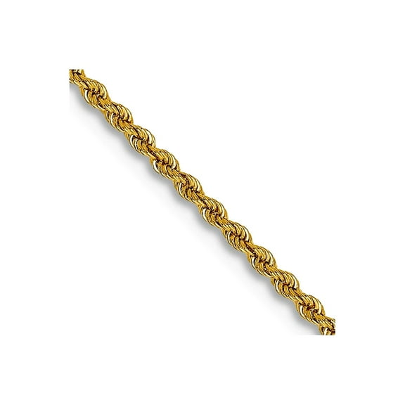 Finest Gold 14K Yellow Gold 2 mm Regular 24 in. Rope Chain