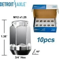 thumbnail image 6 of Detroit Axle - Front Disc Rotors Brake Pads with 20pc Wheel Lug Nuts Replacement for Subaru Impreza Outback Legacy Forester XV Crosstrek - 26pc Set, 6 of 8